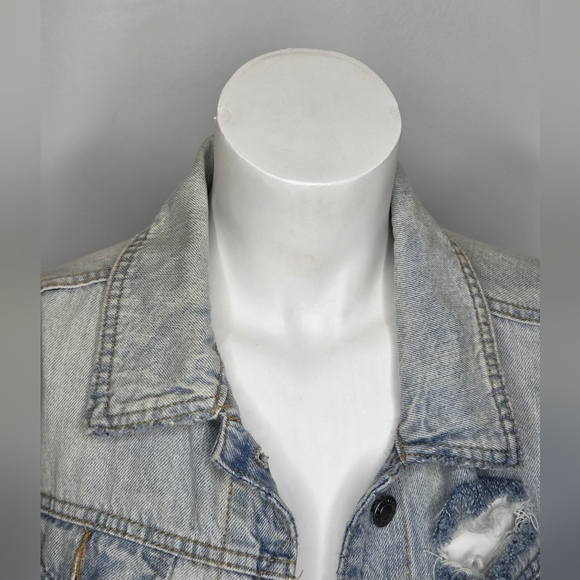 Mossimo Supply Co. Size L Soft Sky Blue Denim - Picture 4 of 12